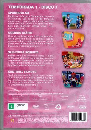Dvd Lazy Town - Querido Diário Temporada 1 - Disco 7 - PARIS